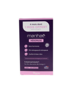 VITAVEA Manhaé Pré-ménopause ménopause - 120 capsules dont 1 mois offert