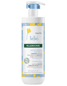 Klorane Bébé Lait de Toilette sans Rinçage - 750 ml