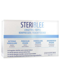 Steriblef Lingettes Stériles - 14 lingettes
