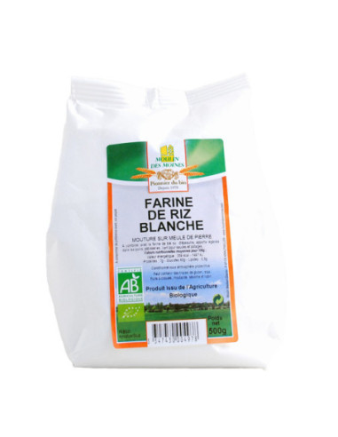 Moulin des Moines Farine de Riz Blanc - 500g