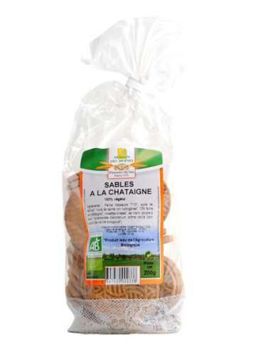 Moulin Des Moines Sablés à la Châtaigne Bio - 200g