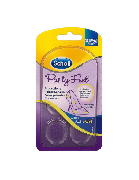 Scholl Party Feet Protections Points Sensibles - 6 unités