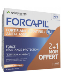 Forcapil Fortifiant Kératine+ - 180 Gélules