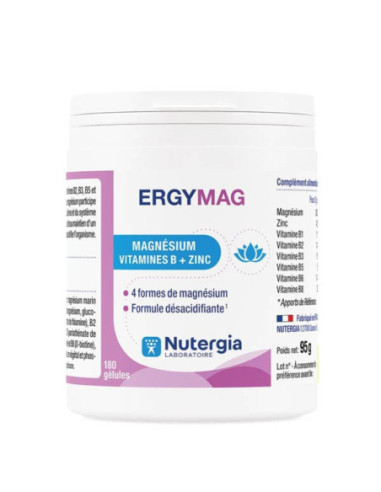 Nutergia Ergymag - 180 gélules