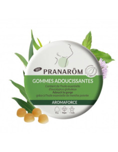 Aromaforce Gommes Adoucissantes Menthe/Eucalyptus Bio - 45g