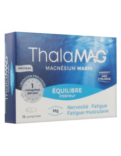 Thalamag Magnésium Marin Équilibre Intérieur Libération Prolongée - 15 Comprimés