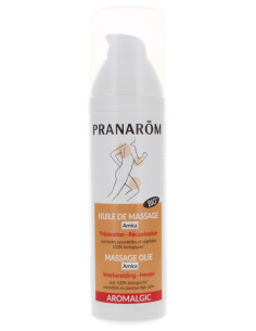 Pranarôm Aromalgic Huile De Massage Dos Cuisses Mollets Bio - 100ml
