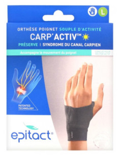 Orthèse Poignet Souple d'Activité Carp'Activ Main Droite Taille S - 1 unité