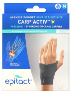 Epitact Orthèse Poignet Souple d'Activité Carp'Activ Main Droite - Taille M