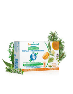 Puressentiel Respiratoire Pastilles 3 Miels Aromatiques - 18 Pastilles