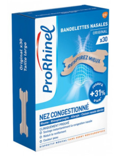 ProRhinel Bandelettes Nasales Original - 30 pièces