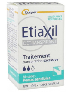 Etiaxil Détranspirant Aisselles Peaux Sensibles Roll-On - 15ml