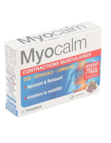 Myocalm Contractions Musculaires - 30 Comprimés
