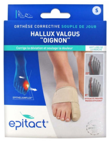 Epitact Hallux Valgus Oignon Orthèse Corrective - Taille S