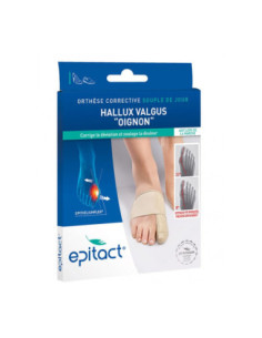 Epitact Hallux Valgus Oignon Orthèse Corrective Souple Jour - Taille L