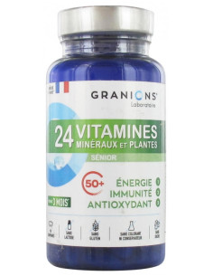 Granions 24 Vitamines Minéraux et Plantes Sénior - 90 Comprimés