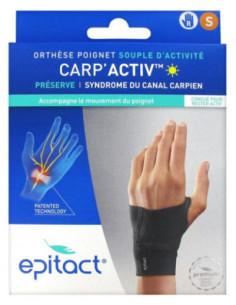 Epitact Orthèse Poignet Souple d'Activité Carp'Activ Main Droite - Taille S