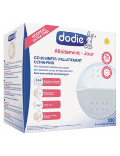 Dodie Coussinets d'Allaitement Ultra-Fins Jour - 30 Coussinets