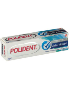 Polident Total Action Crème Fixative pour Appareils Dentaires - 40 g