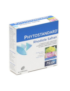 Pileje Phytostandard rhodiole safran - 30 comprimés