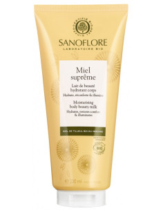 Sanoflore Miel Suprême Lait de Beauté Hydratant Corps Bio - 200ml