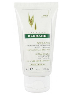 Klorane Baume Après-Shampoing Extra-Doux au Lait d'Avoine - 50ml