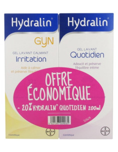 Hydralin Gyn Irritation 200 ml + Hydralin Quotidien 200 ml