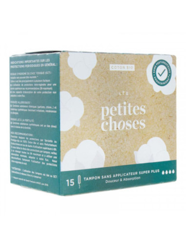 Les petites choses Tampon sans applicateur Super Plus - 15 unités