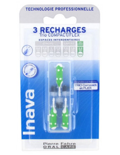 Inava Brossettes interdentaires 2.2 mm Trio Compact et Flex Inava - 3 recharges