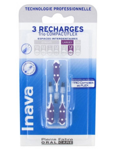 Inava Trio Brossettes  Recharges pour Trio Compact/Flex - Taille : ISO5 1,8 mm - 3 unités