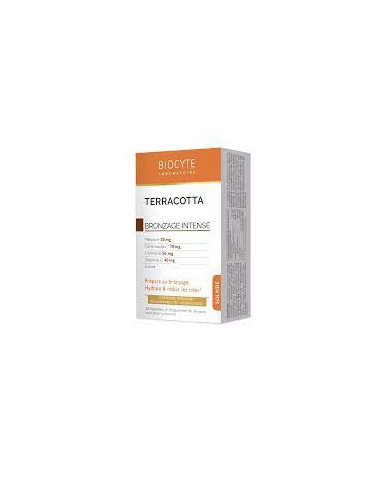 Biocyte Terracotta Solaire Intense Préparateur de Bronzage - 30 Capsules