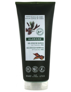 Klorane Gel Douche Nutritif au Cupuaçu Bio Écorce de Cèdre - 200ml