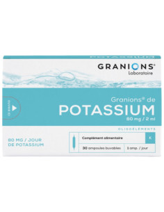 Granions de Potassium - 30 Ampoules