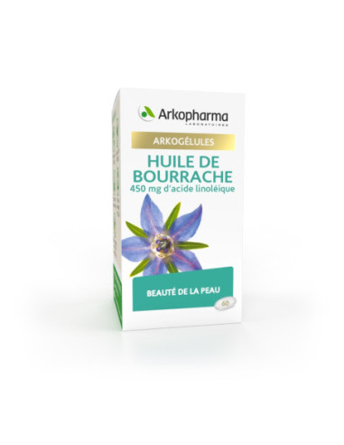 ARKOPHARMA Arkogélules Huile de Bourrache bio - 60 gélules
