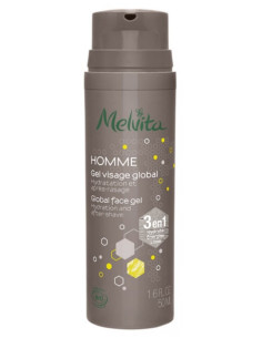 Melvita Homme Gel Visage Global 3 en 1 - 50 ml
