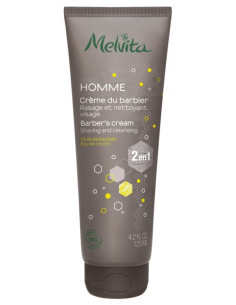 Melvita Homme Crème du Barbier 2 en 1 - 125 ml