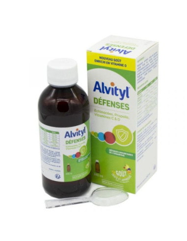 Alvityl Défenses sirop goût tutti-frutti - 240 ml