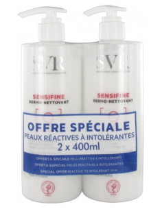 SVR Sensifine Dermo-Nettoyant - Lot de 2 x 400 ml