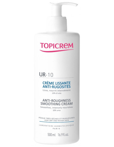 Topicrem UR-10 Crème Lissante Anti-Rugosités - 500 ml