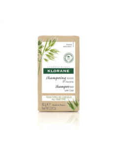 Klorane Shampoing solide Avoine tous types de cheveux - 80g