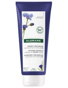 Klorane Déjaunissant - Cheveux Gris, Blonds Après-Shampoing à la Centaurée Bio - 200 ml