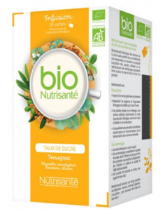 Nutrisanté Infusion Bio Régulation des Sucres - 20 Sachets