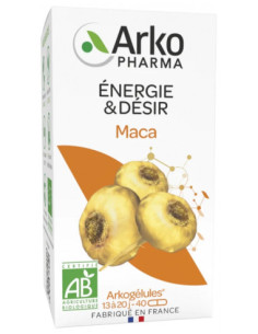ARKOPHARMA ARKOGELULES BIO Maca Bte/40 - Vigueur et Energie
