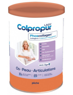 Colpropur Lady Anti-âge Os Peau Articulations saveur Pêche - 25 dose