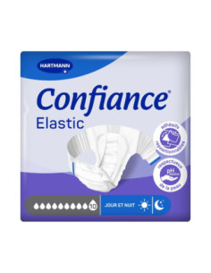 Confiance Elastic 10 Gouttes Taille L - 14 unités