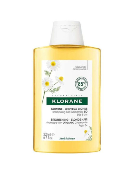 Klorane Shampoing à la Camomille Illumine Cheveux blonds - 200 ml