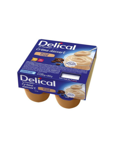 Delical Crème dessert HP/HC La Floridine Café - 4x200g