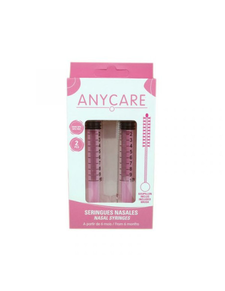 Anycare 2 Seringues Nasales Rose