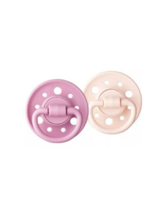 Dodie Gaïa Sucettes Caoutchouc 0-6 mois Rose - 2 unités