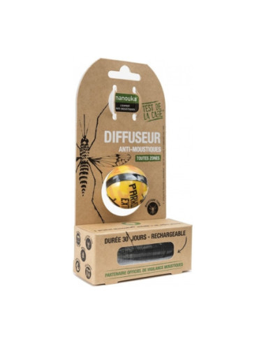 Manouka Diffuseur Anti-Moustiques Boule + Recharge - 6 ml